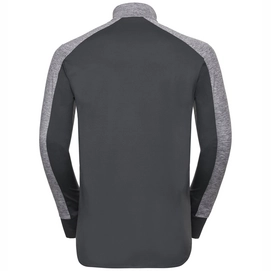 Vest Odlo Men Midlayer Full Zip Skadi Light Grey Melange Odlo Graphite Grey