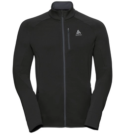 Fleecejacke Odlo Midlayer Full Zip Carve Warm Schwarz Herren