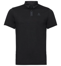 Poloshirt Odlo S/S Shelby Schwarz Herren