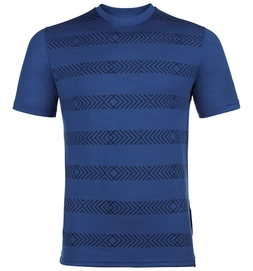 T-Shirt Odlo Top Crew Neck S/S Alliance Sodalite Blue Placed Print FW18 Herren