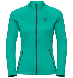 Vest Odlo Women Midlayer Full Zip Proita Pool Green