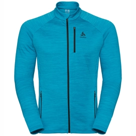 Fleecejacke Odlo  Midlayer Full Zip Mythen Blue Jewel Herren