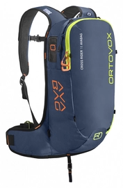 Sac à Dos de Ski Ortovox Cross Rider 18 Avabag Night Blue (Compatible avec un Airbag)