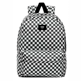 vans old skool iii checkerboard backpack in black