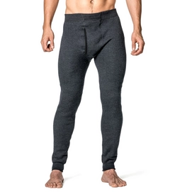 Unterwäsche Woolpower Long Johns with Fly Protection 400 Anthracite Herren