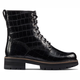 Enkellaars Clarks Women Orianna Hi Black Croc
