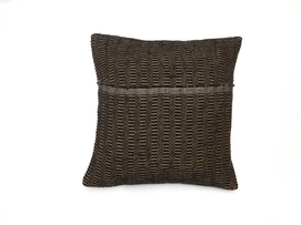 Sierkussen Libeco Ourika Dobby Black 50x50 cm