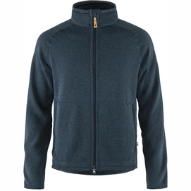Fleecejacke Fjällräven Övik Fleece Zip Sweater Navy Herren-XL