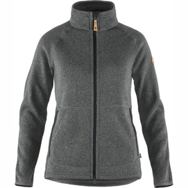 Vest Fjällräven Women Övik Fleece Zip Sweater Dark Grey-M