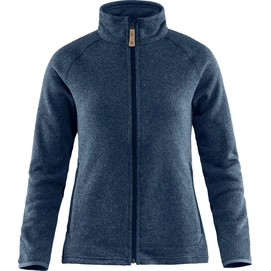 Fleecejacke Fjällräven Övik Fleece Zip Sweater Navy Damen-XS