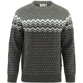 Pull Fjallraven Men Ovik Knit Sweater Dark Grey-Grey-M