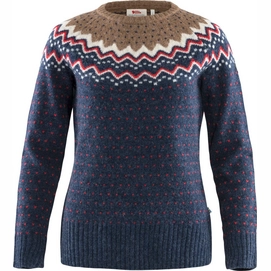 Pullover Fjällräven Övik Knit Sweater Navy Damen-XS