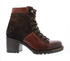 Fly London Logger Line Leal Brick Brick Damen