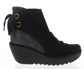 Fly London Yellow Line Yama Black Anthracite