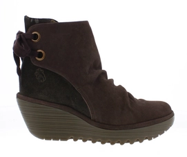 Stiefeletten Fly London Yellow Line Yama Chocolate Olive