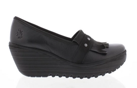 Fly London Yellow Line Yela Schwarz Damen