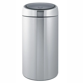 Brabantia Touch Bin Mat Zilver RVS 45L