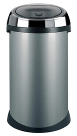 Brabantia Touch Bin Grijs RVS 50L