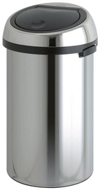 Brabantia Touch Bin Zilver RVS 50L