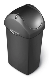 Prullenbak Simplehuman Swing Lid Can Grijs 40L