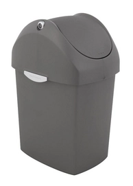 Prullenbak Simplehuman Swing Lid Can Grijs 3L