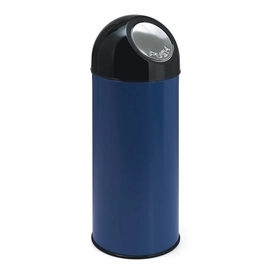 Abfalleimer mit Druckdeckel Blau 55L