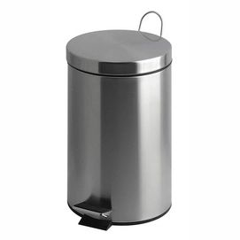Pattumiera con pedale EKO Classic 20 L, Acciaio Inox opaco