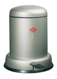 Wesco Baseboy Pedaalemmer Nieuw Zilver 8L