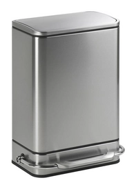 Prullenbak Simplehuman Steelbar Mat Zilver RVS 38L