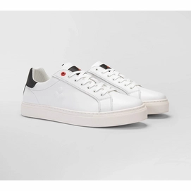 Baskets Peuterey Men Helica FW 01 All White Black-Taille 44