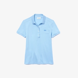 Polo Lacoste Women PF5462 Slim Fit Lichtblauw