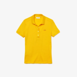 Polo Lacoste Women PF5462 Slim Fit Geel