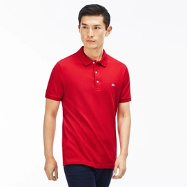 Polo Lacoste Slim Fit Stretch Pique Rouge
