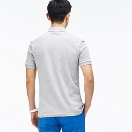 Polo Lacoste Slim Fit Stretch Pique Silver Chine