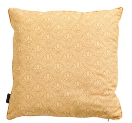 Sierkussen Madison Met Paspel Outdoor Botanic Yellow (45 x 45 cm)