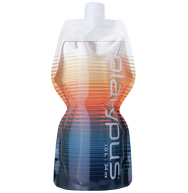 Wasserflasche Platypus SoftBottle Closure Cap Red Stripe 1L