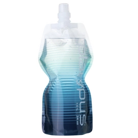 Waterfles Platypus SoftBottle Push Cap Pull Cap Blue Stripe 1L