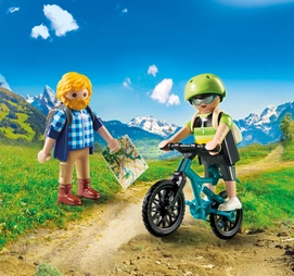 Playmobil Wandelaar En Mountainbiker