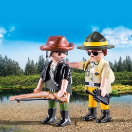 Playmobil Duopack Boswachter En Stroper