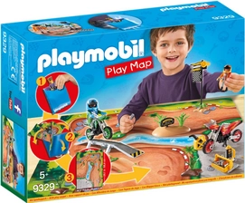 Playmobil Motorcrossers Met Plattegrond