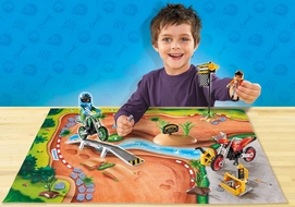 Playmobil Motorcrossers Met Plattegrond