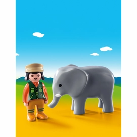Playmobil Dierenverzorgster Met Olifant