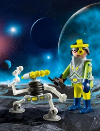 Playmobil Ei Ruimte Agent Met Robot