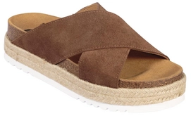 Sandale Scholl Women Malindy Cross Suede Brown
