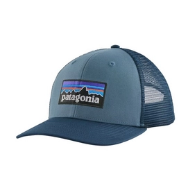 Casquette Patagonia P-6 Logo Trucker Hat Pigeon Blue