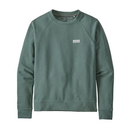 Trui Patagonia Women Pastel P6 Label Organic Crew Sweatshirt Regen Green