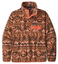 Pull Patagonia Women LW Synch Snap T P/O Mangrove Henna Brown