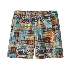 Shorts Patagonia Men Baggies Shorts 5 inch Galapagos Archipelagos Fin Blue
