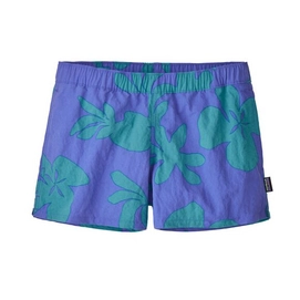 Kurze Hose Patagonia Barely Baggies Shorts Kalani Big Float Blue Damen