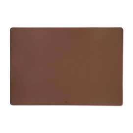 Placemat Dutchdeluxes  Split Leather Classic Brown-48 x 33 cm